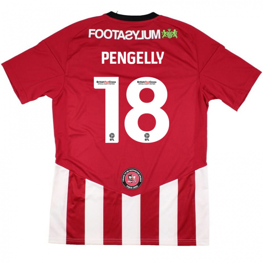 Kinderen Connie Pengelly #18 Rood Wit Thuisshirt Thuistenue 2024/25 T-Shirt