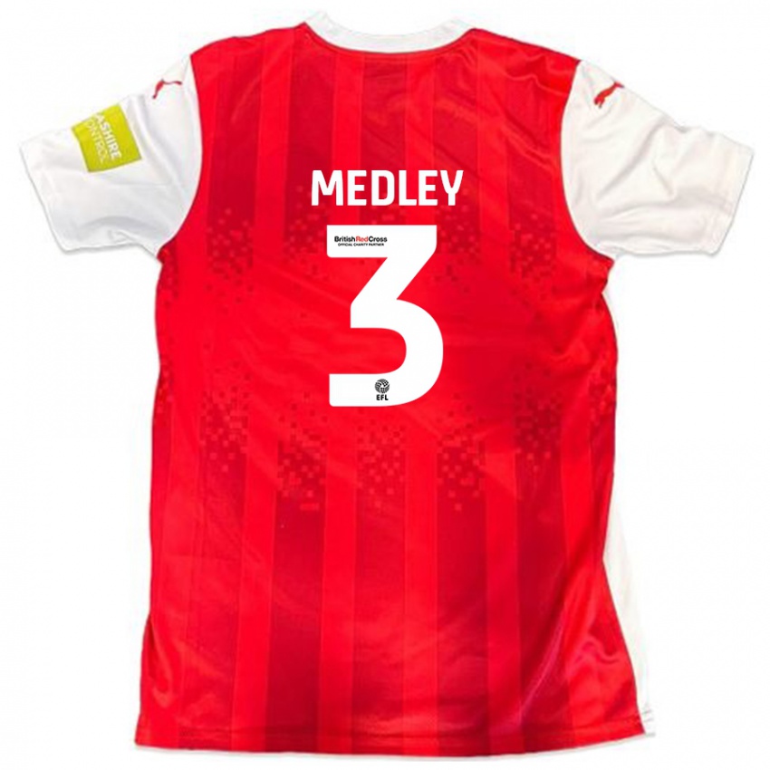 Kinderen Zech Medley #3 Rood Wit Thuisshirt Thuistenue 2024/25 T-Shirt