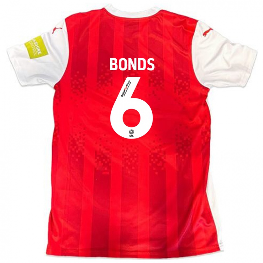 Kinderen Elliot Bonds #6 Rood Wit Thuisshirt Thuistenue 2024/25 T-Shirt