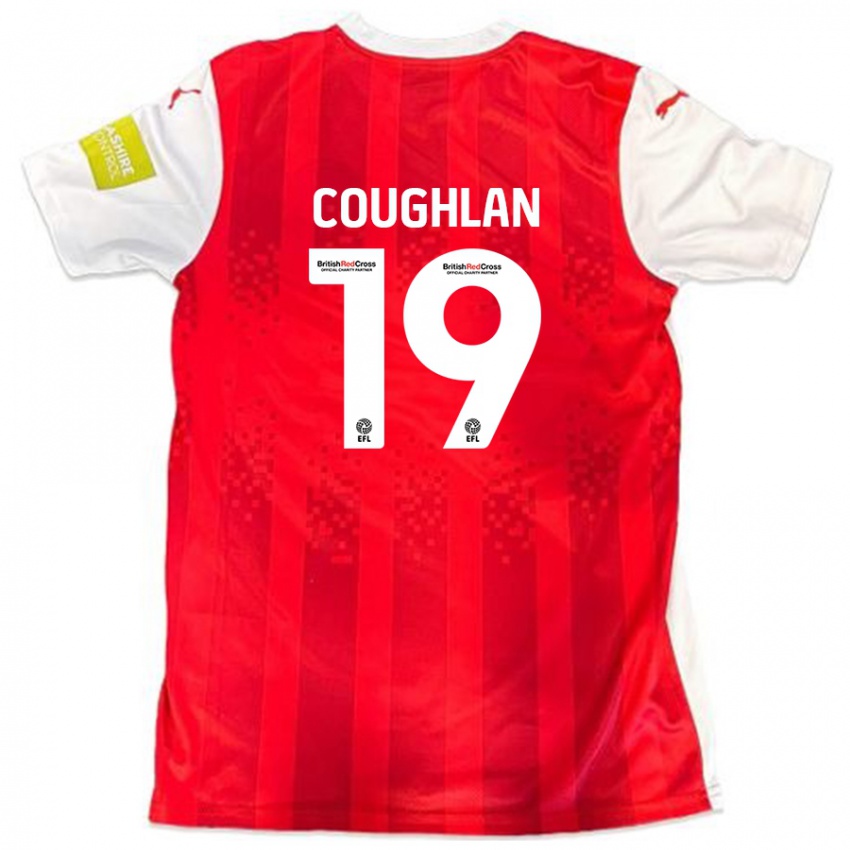 Kinderen Ronan Coughlan #19 Rood Wit Thuisshirt Thuistenue 2024/25 T-Shirt