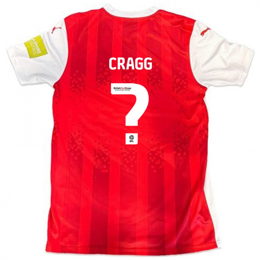 Kinderen Rio Cragg #0 Rood Wit Thuisshirt Thuistenue 2024/25 T-Shirt