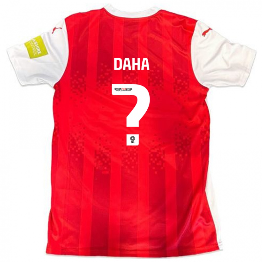 Kinderen Hermann Daha #0 Rood Wit Thuisshirt Thuistenue 2024/25 T-Shirt