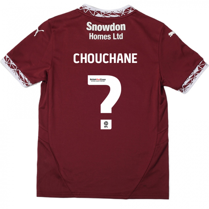 Kinderen Samy Chouchane #0 Bordeauxrood Thuisshirt Thuistenue 2024/25 T-Shirt