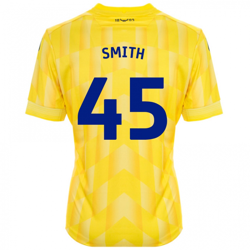 Kinderen Max Smith #45 Geel Thuisshirt Thuistenue 2024/25 T-Shirt