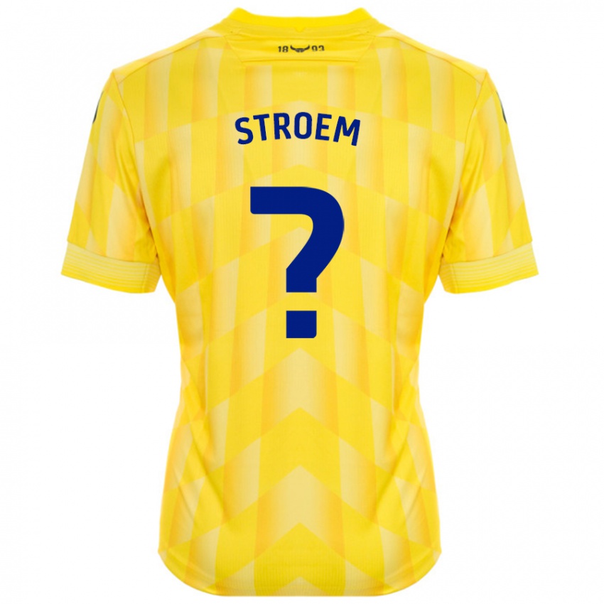 Kinderen Lena Stroem #0 Geel Thuisshirt Thuistenue 2024/25 T-Shirt