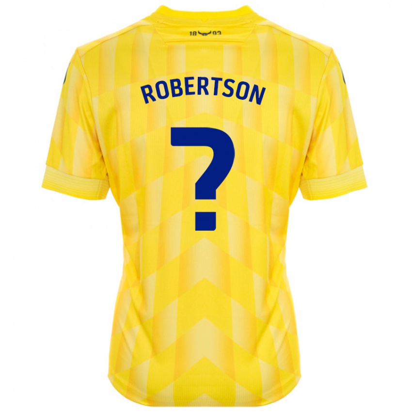 Kinderen Maddie Robertson #0 Geel Thuisshirt Thuistenue 2024/25 T-Shirt