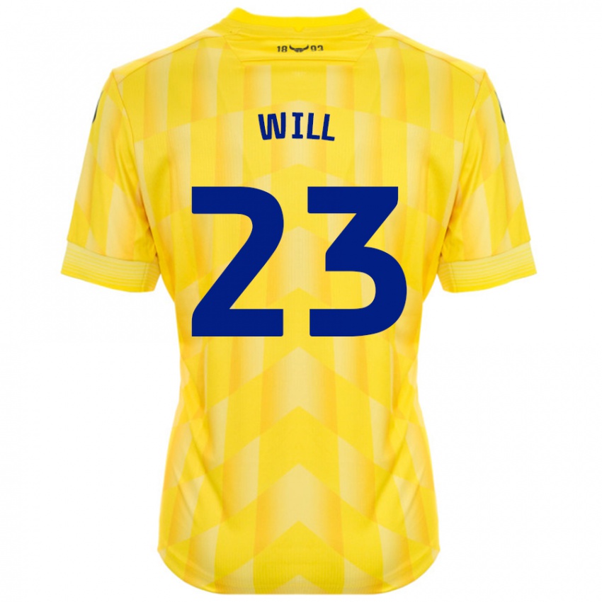 Kinderen Merrick Will #23 Geel Thuisshirt Thuistenue 2024/25 T-Shirt