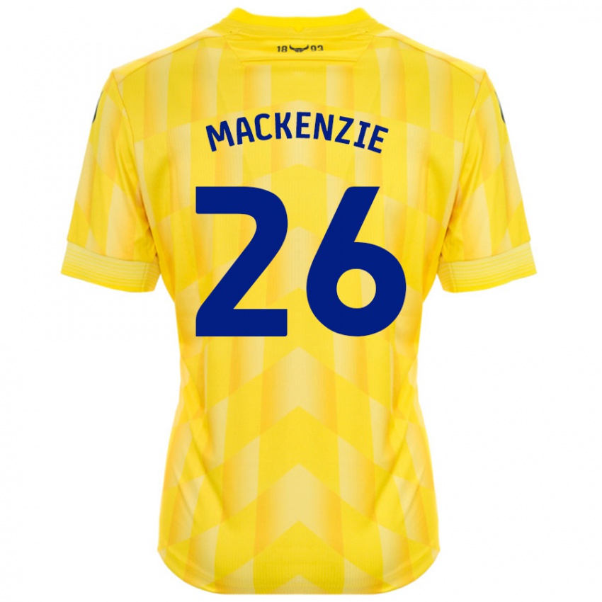 Kinderen Hannah Mackenzie #26 Geel Thuisshirt Thuistenue 2024/25 T-Shirt