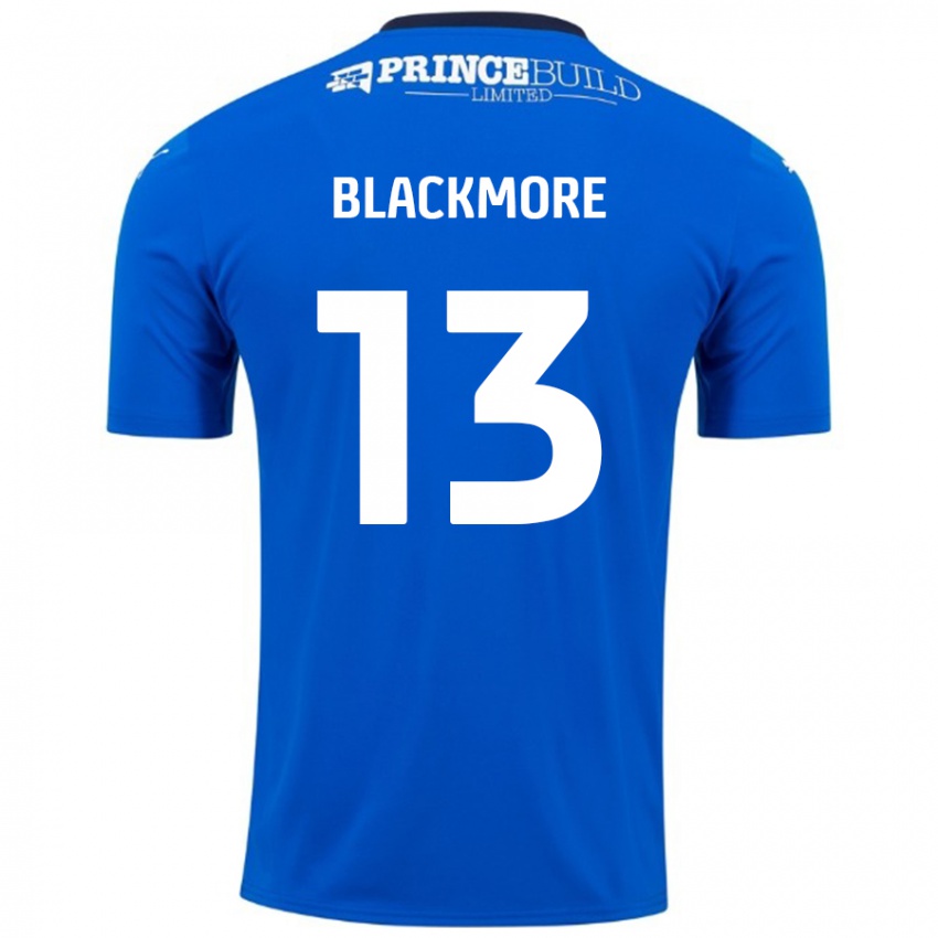 Kinderen Will Blackmore #13 Blauw Wit Thuisshirt Thuistenue 2024/25 T-Shirt