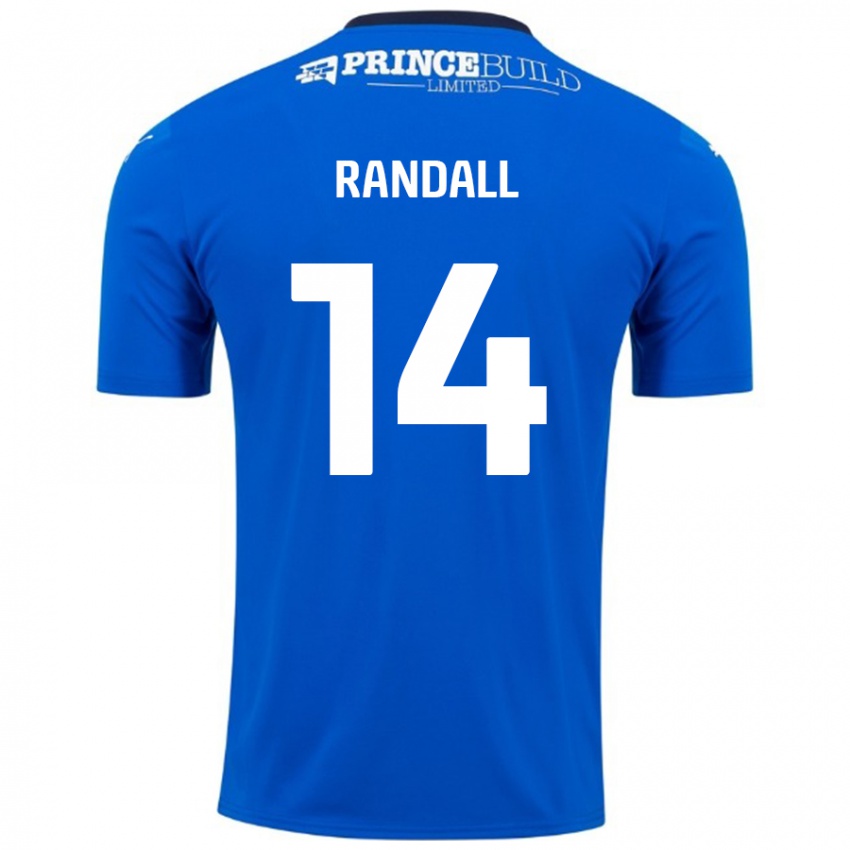 Kinderen Joel Randall #14 Blauw Wit Thuisshirt Thuistenue 2024/25 T-Shirt