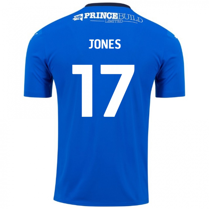 Kinderen Ricky-Jade Jones #17 Blauw Wit Thuisshirt Thuistenue 2024/25 T-Shirt