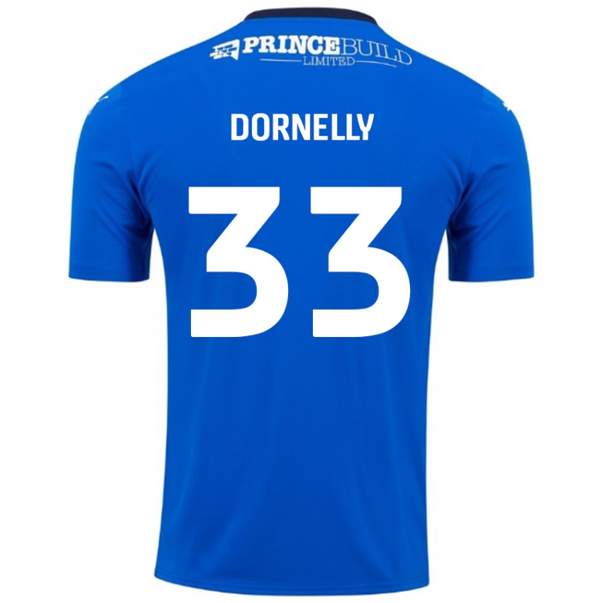 Kinderen James Dornelly #33 Blauw Wit Thuisshirt Thuistenue 2024/25 T-Shirt