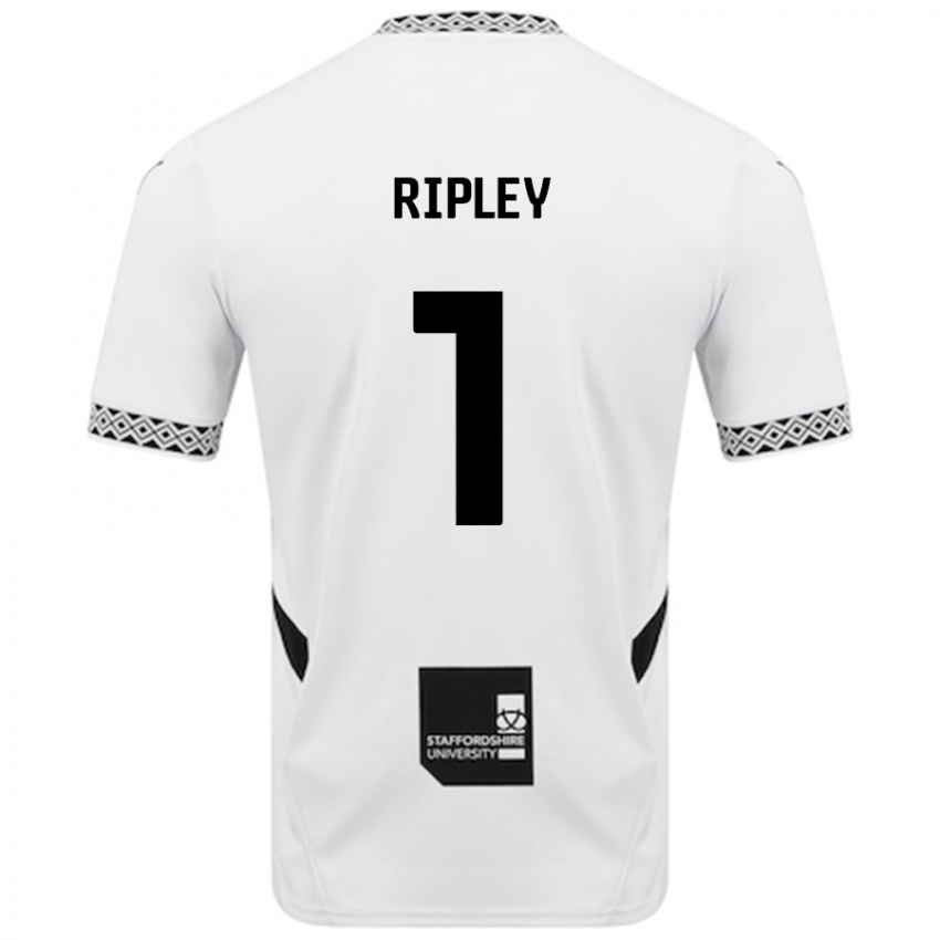 Kinderen Connor Ripley #1 Wit Thuisshirt Thuistenue 2024/25 T-Shirt