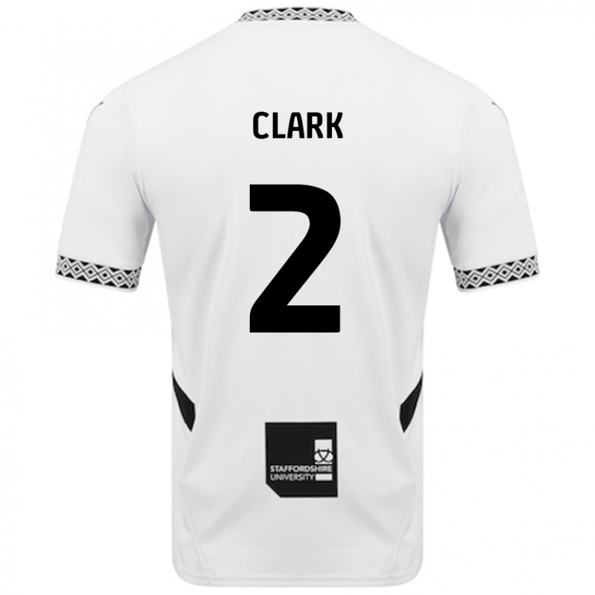 Kinderen Mitch Clark #2 Wit Thuisshirt Thuistenue 2024/25 T-Shirt