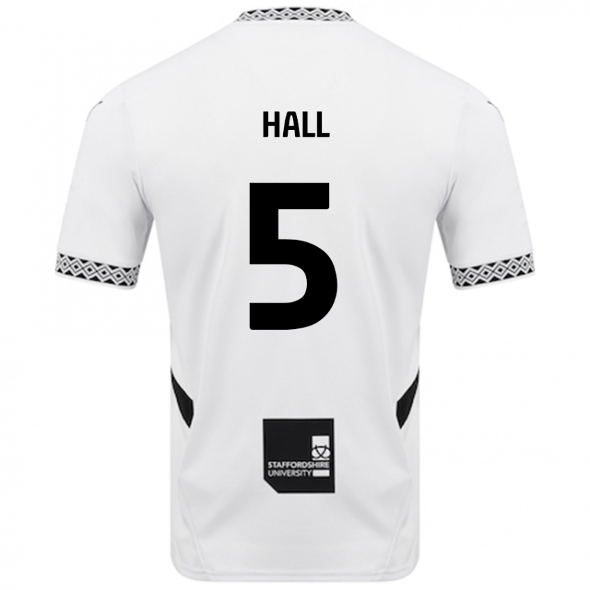 Kinderen Connor Hall #5 Wit Thuisshirt Thuistenue 2024/25 T-Shirt