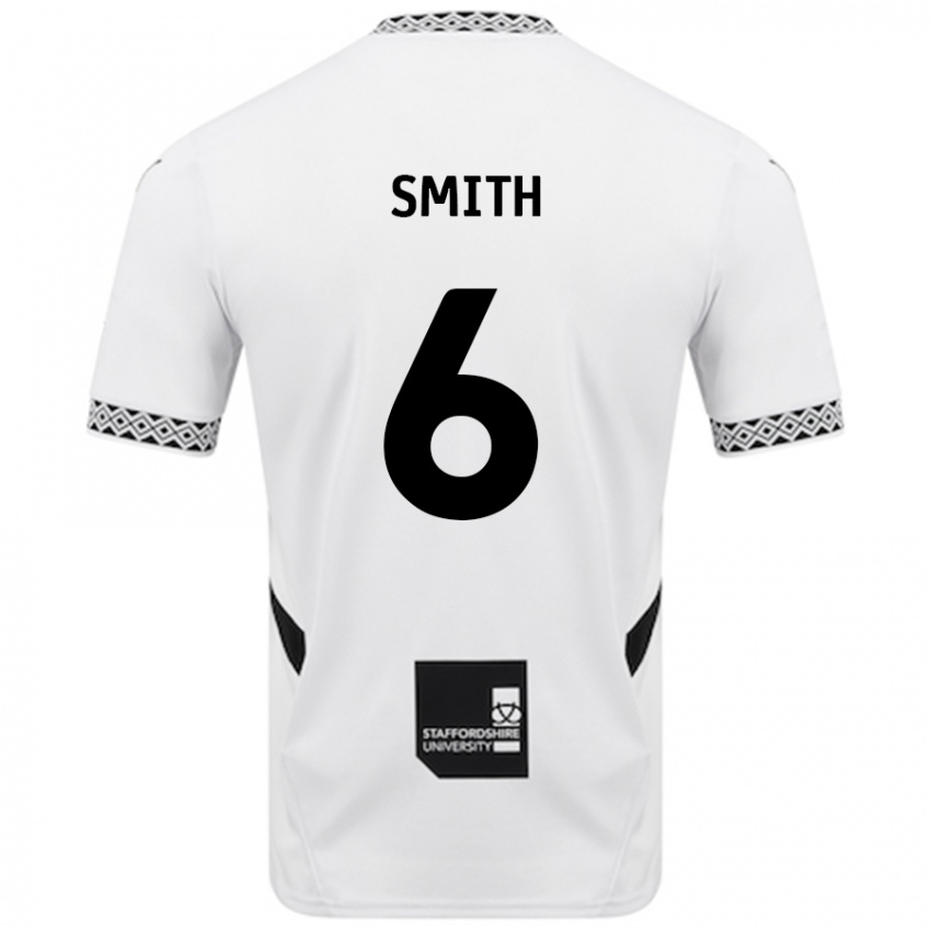 Kinderen Nathan Smith #6 Wit Thuisshirt Thuistenue 2024/25 T-Shirt