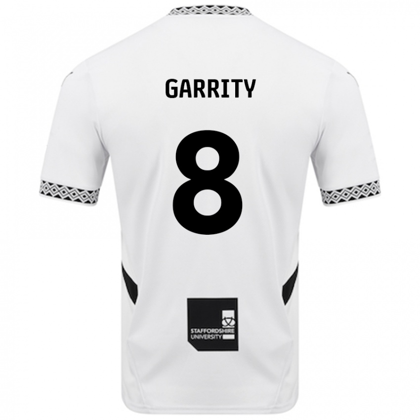 Kinderen Ben Garrity #8 Wit Thuisshirt Thuistenue 2024/25 T-Shirt