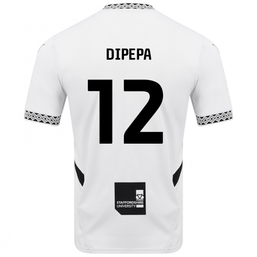 Kinderen Baylee Dipepa #12 Wit Thuisshirt Thuistenue 2024/25 T-Shirt