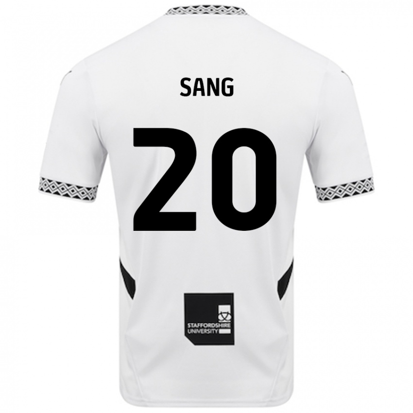 Kinderen Tom Sang #20 Wit Thuisshirt Thuistenue 2024/25 T-Shirt