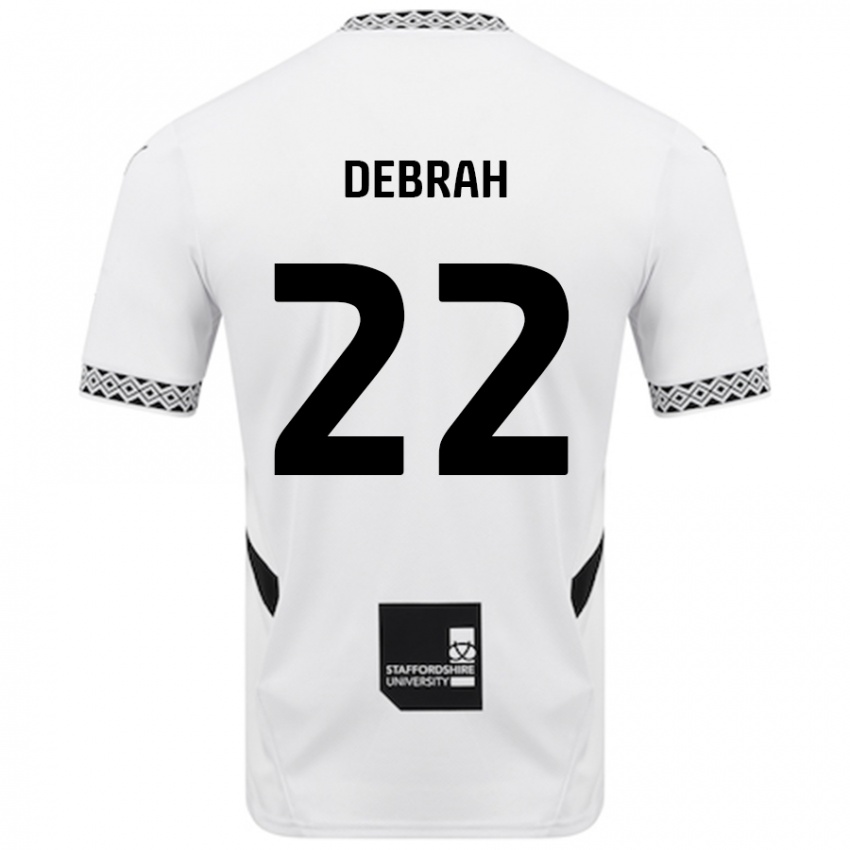 Kinderen Jesse Debrah #22 Wit Thuisshirt Thuistenue 2024/25 T-Shirt