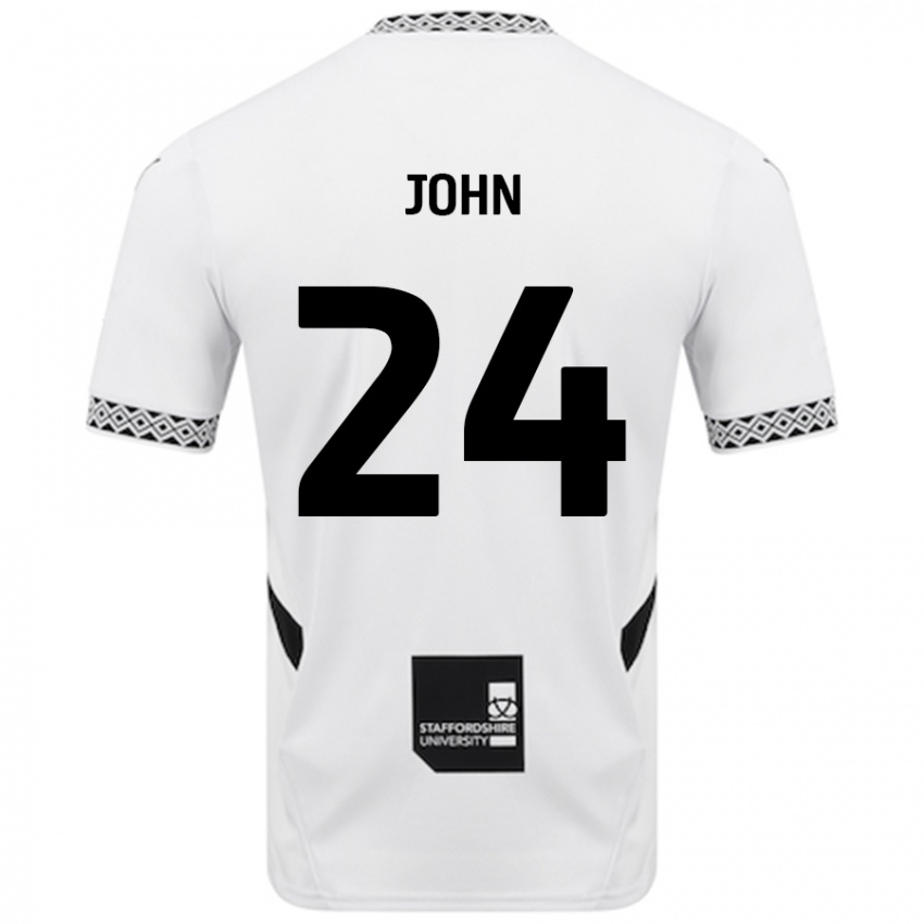 Kinderen Kyle John #24 Wit Thuisshirt Thuistenue 2024/25 T-Shirt