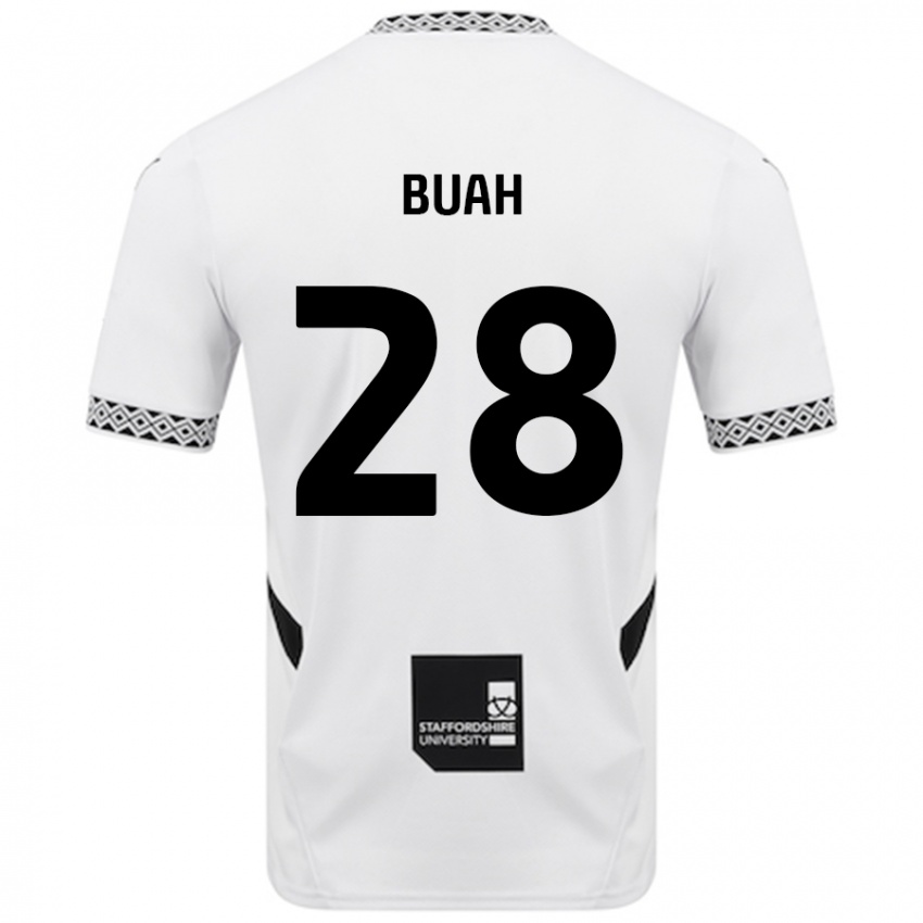 Kinderen Andrew Buah #28 Wit Thuisshirt Thuistenue 2024/25 T-Shirt