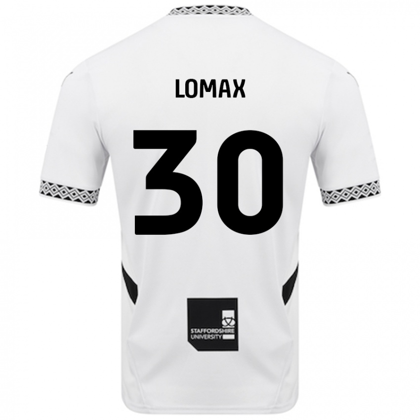 Kinderen Ben Lomax #30 Wit Thuisshirt Thuistenue 2024/25 T-Shirt