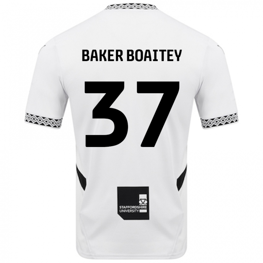 Kinderen Benicio Baker-Boaitey #37 Wit Thuisshirt Thuistenue 2024/25 T-Shirt