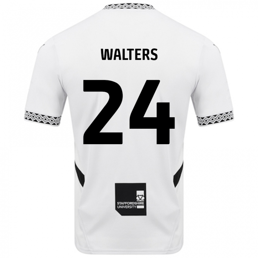 Kinderen Rhys Walters #24 Wit Thuisshirt Thuistenue 2024/25 T-Shirt