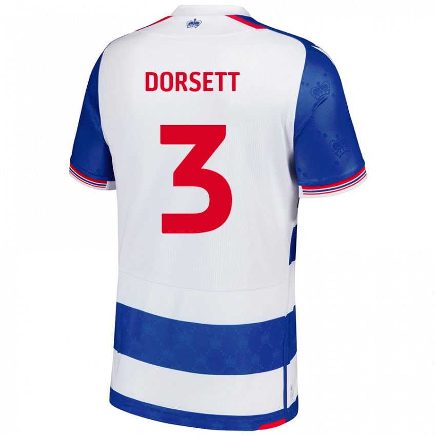 Kinderen Jeriel Dorsett #3 Blauw Wit Thuisshirt Thuistenue 2024/25 T-Shirt