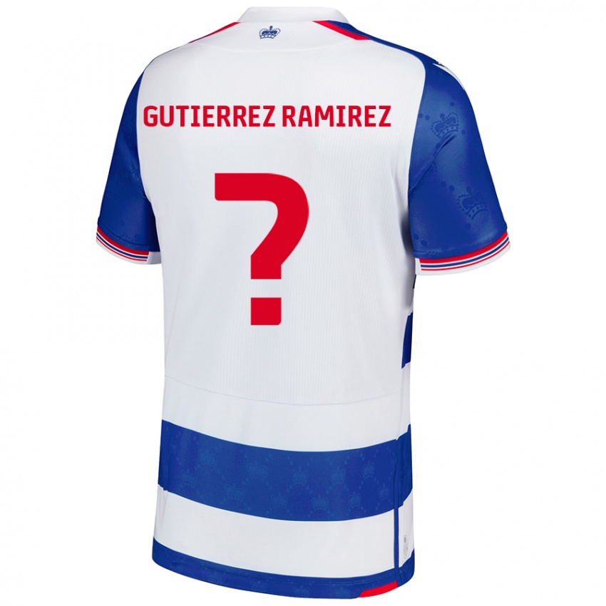 Kinderen William Gutierrez Ramirez #0 Blauw Wit Thuisshirt Thuistenue 2024/25 T-Shirt