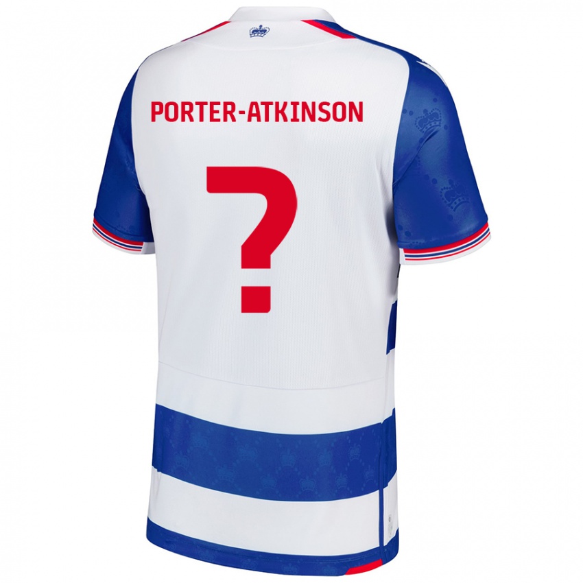 Kinderen Jayden Porter-Atkinson #0 Blauw Wit Thuisshirt Thuistenue 2024/25 T-Shirt