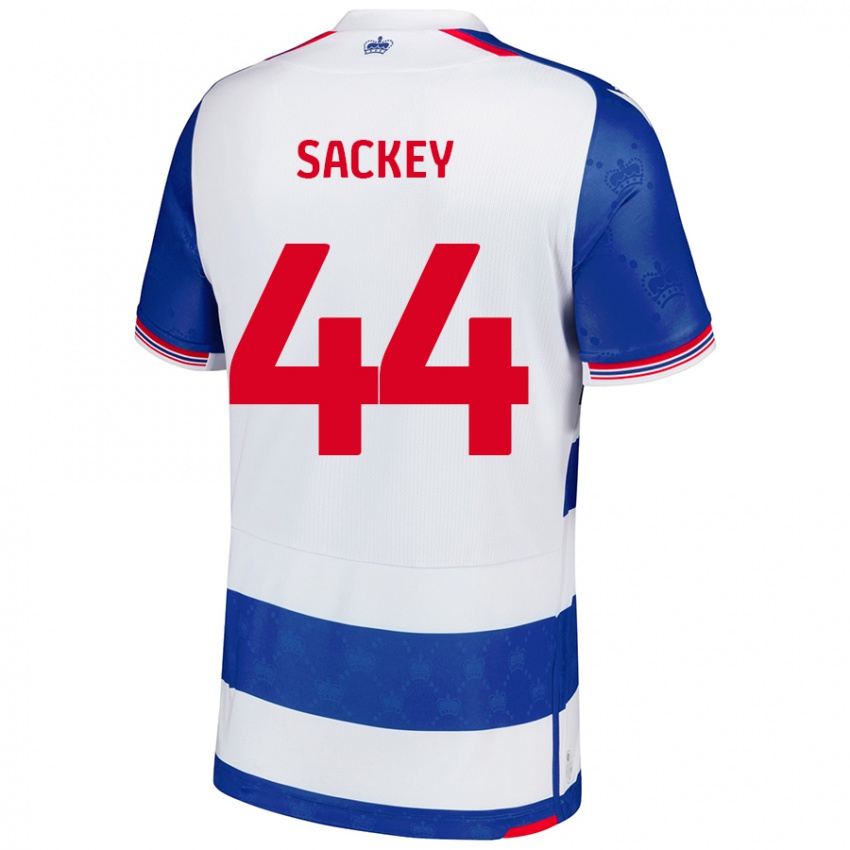 Kinderen Tyler Sackey #44 Blauw Wit Thuisshirt Thuistenue 2024/25 T-Shirt