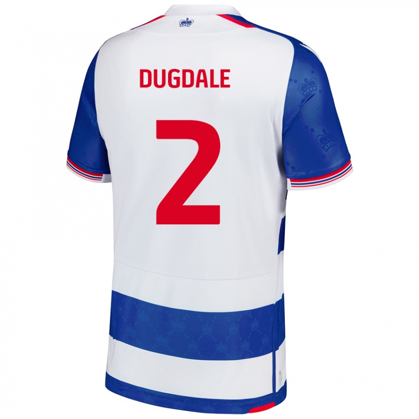 Kinderen Rachel Dugdale #2 Blauw Wit Thuisshirt Thuistenue 2024/25 T-Shirt