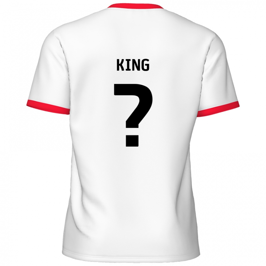 Kinderen Eli King #0 Wit Rood Thuisshirt Thuistenue 2024/25 T-Shirt