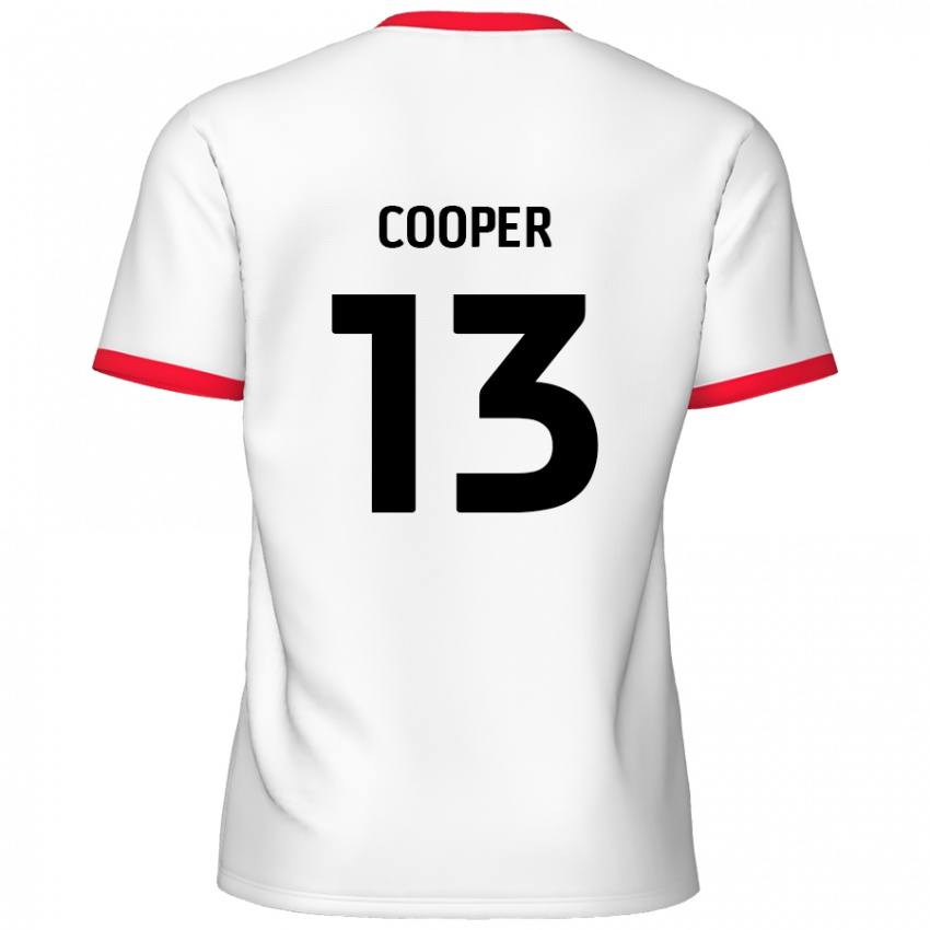 Kinderen Murphy Cooper #13 Wit Rood Thuisshirt Thuistenue 2024/25 T-Shirt