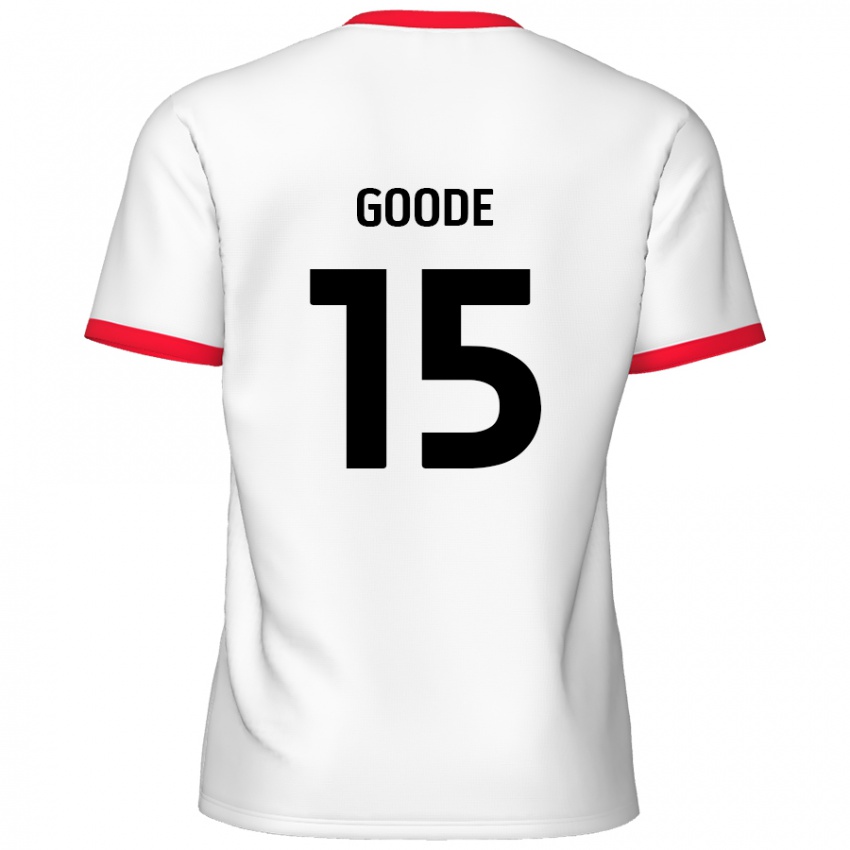 Kinderen Charlie Goode #15 Wit Rood Thuisshirt Thuistenue 2024/25 T-Shirt