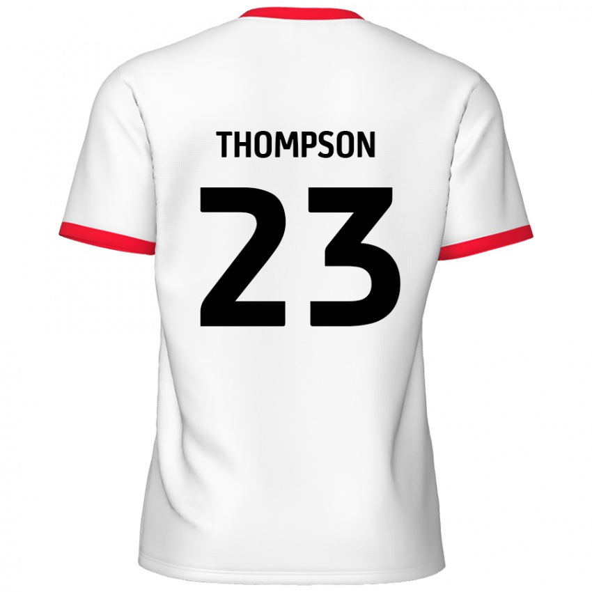 Kinderen Louis Thompson #23 Wit Rood Thuisshirt Thuistenue 2024/25 T-Shirt