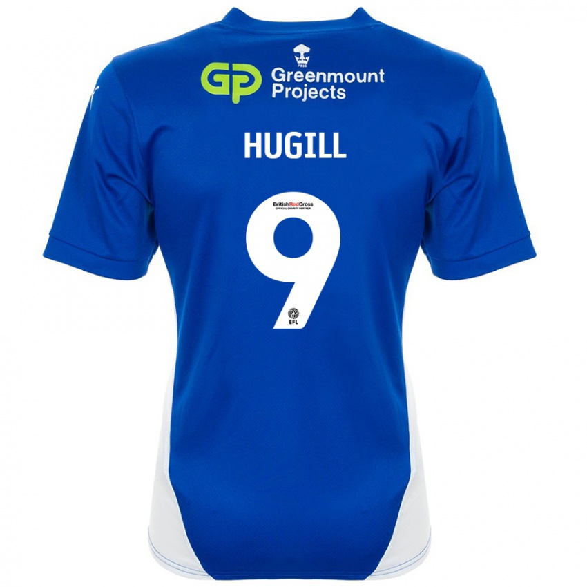 Kinderen Joe Hugill #9 Blauw Wit Thuisshirt Thuistenue 2024/25 T-Shirt