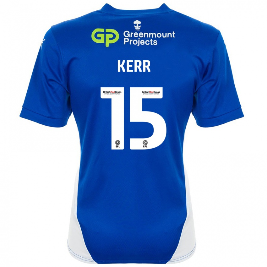 Kinderen Jason Kerr #15 Blauw Wit Thuisshirt Thuistenue 2024/25 T-Shirt