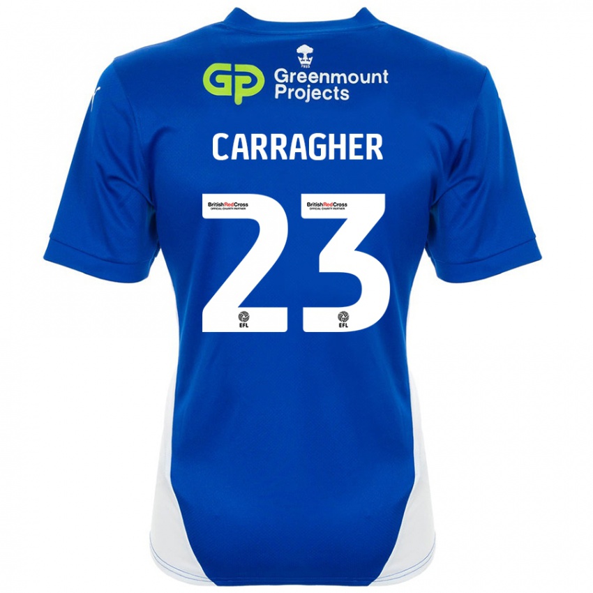 Kinderen James Carragher #23 Blauw Wit Thuisshirt Thuistenue 2024/25 T-Shirt