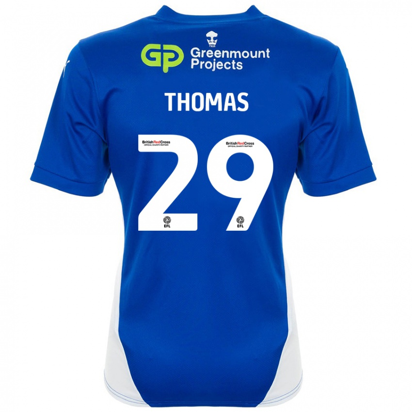 Kinderen Silko Thomas #29 Blauw Wit Thuisshirt Thuistenue 2024/25 T-Shirt