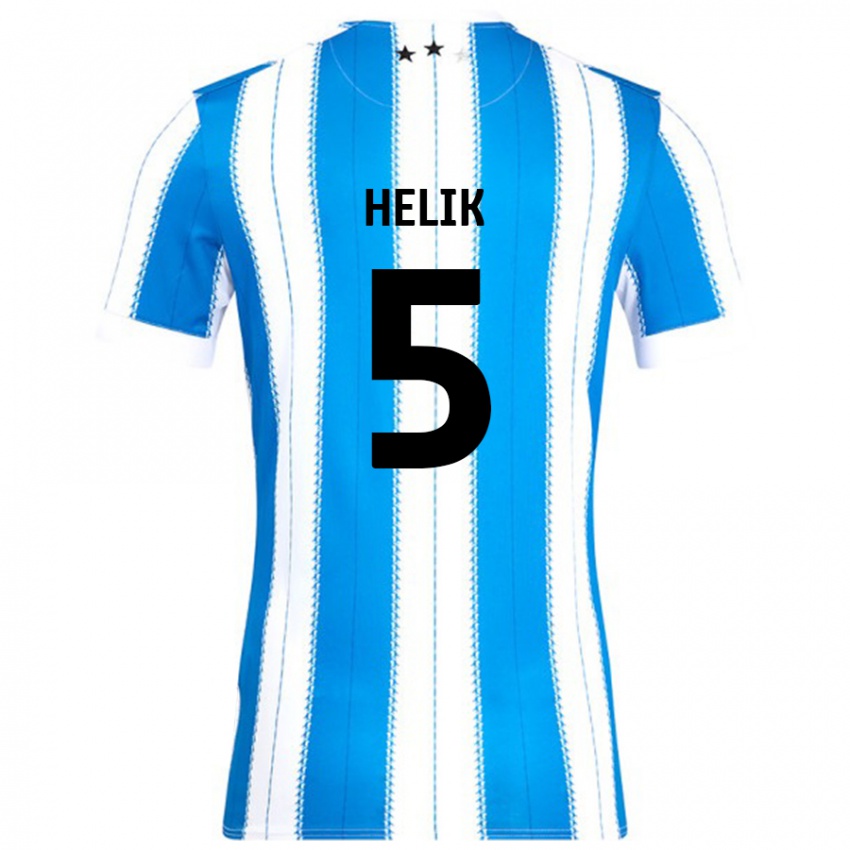 Kinderen Michal Helik #5 Blauw Wit Thuisshirt Thuistenue 2024/25 T-Shirt