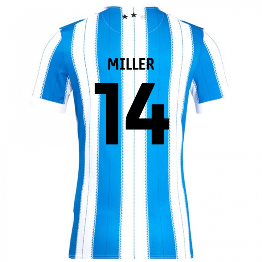 Kinderen Mickel Miller #14 Blauw Wit Thuisshirt Thuistenue 2024/25 T-Shirt