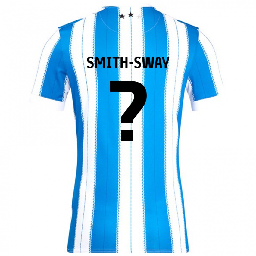 Kinderen Jay Smith-Sway #0 Blauw Wit Thuisshirt Thuistenue 2024/25 T-Shirt