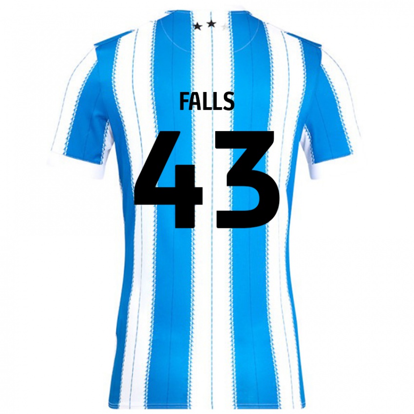 Kinderen Conor Falls #43 Blauw Wit Thuisshirt Thuistenue 2024/25 T-Shirt