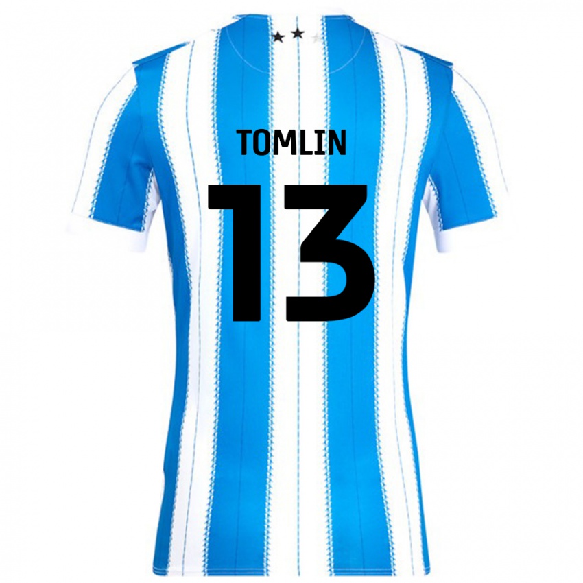 Kinderen Phoebe Tomlin #13 Blauw Wit Thuisshirt Thuistenue 2024/25 T-Shirt