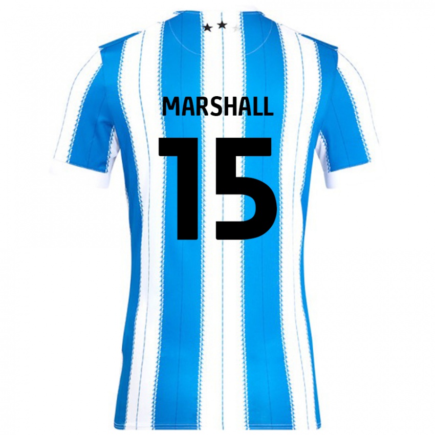 Kinderen Georgia Marshall #15 Blauw Wit Thuisshirt Thuistenue 2024/25 T-Shirt