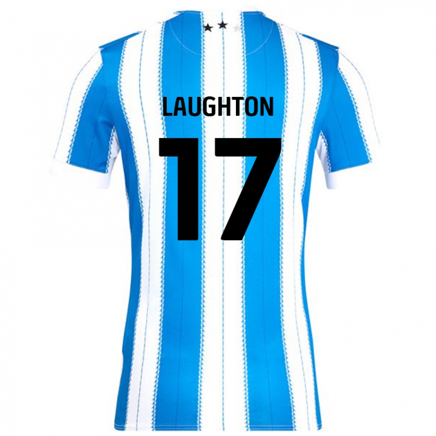 Kinderen Zoe Laughton #17 Blauw Wit Thuisshirt Thuistenue 2024/25 T-Shirt