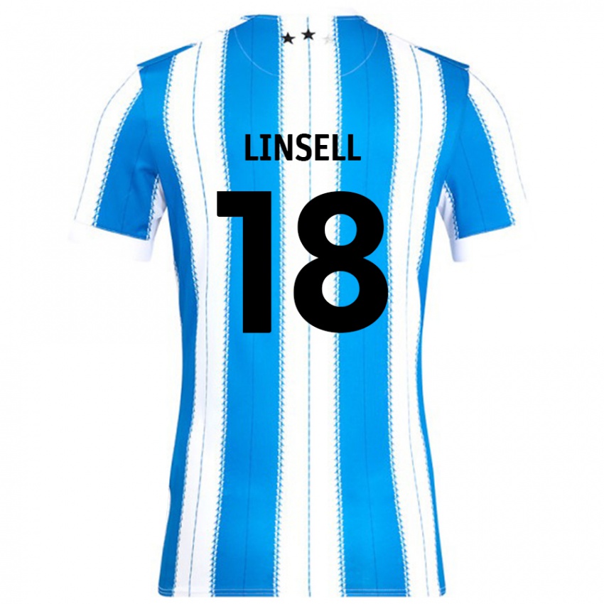 Kinderen Alice Linsell #18 Blauw Wit Thuisshirt Thuistenue 2024/25 T-Shirt